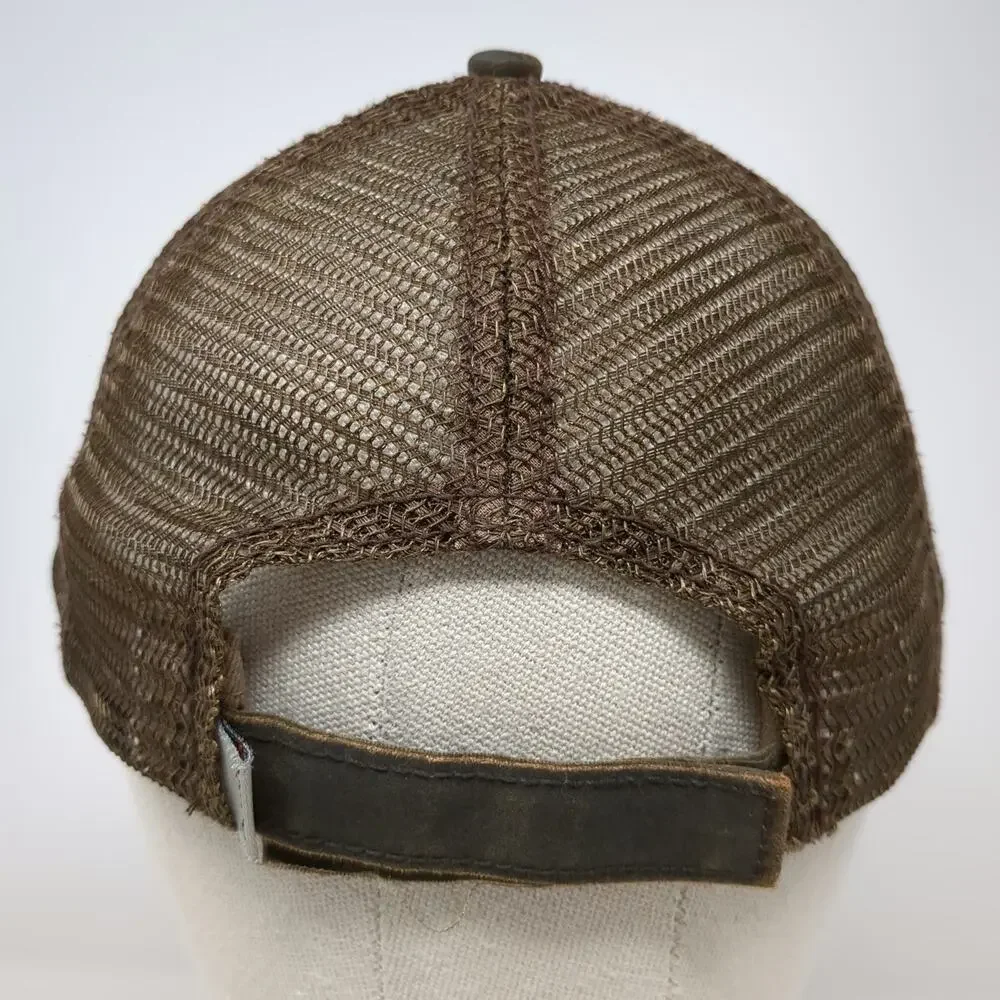 Imperial Baseball Cap Brown One Size Mesh Strapback Waxed Bird Outdoor Hat